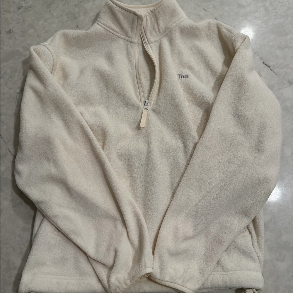 TNA Cream Quarter-Zip Sweatshirt